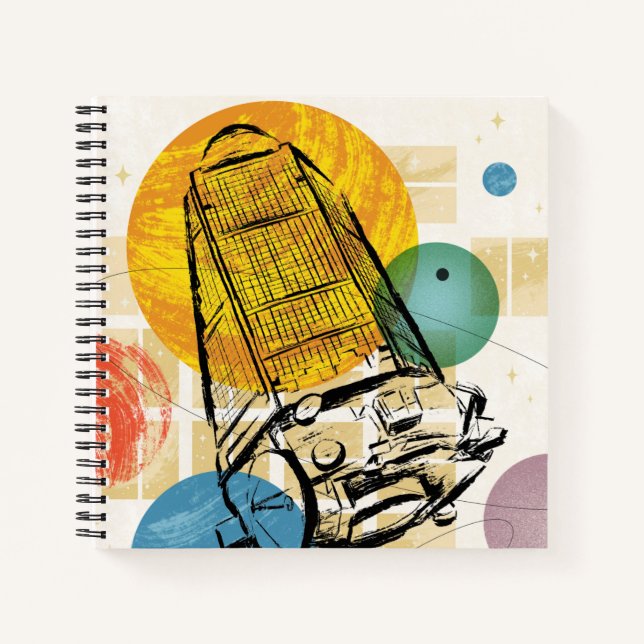 Cuaderno Poster del telescopio espacial Kepler. (Anverso)