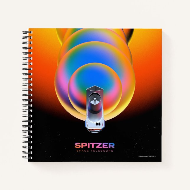 Cuaderno Poster del telescopio espacial Spitzer. (Anverso)