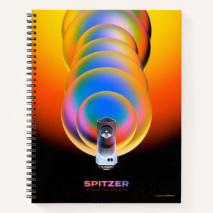 Cuaderno Poster del telescopio espacial Spitzer.