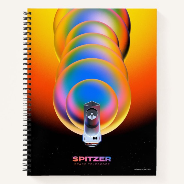 Cuaderno Poster del telescopio espacial Spitzer. (Anverso)
