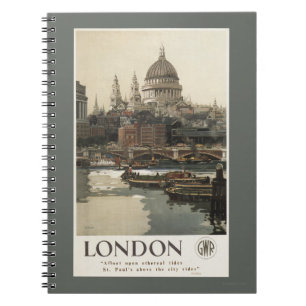 Cuaderno Poster del viaje de Great Western San Pablo