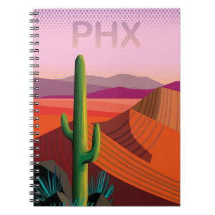 Cuaderno Poster del viaje de Phoenix Arizona el  