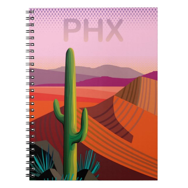 Cuaderno Poster del viaje de Phoenix Arizona el | (Frente)