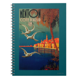 Cuaderno Poster del viaje de riviera francesa # 1
