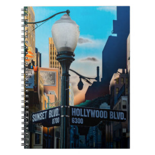 Cuaderno Poster Hollywood Blvd.