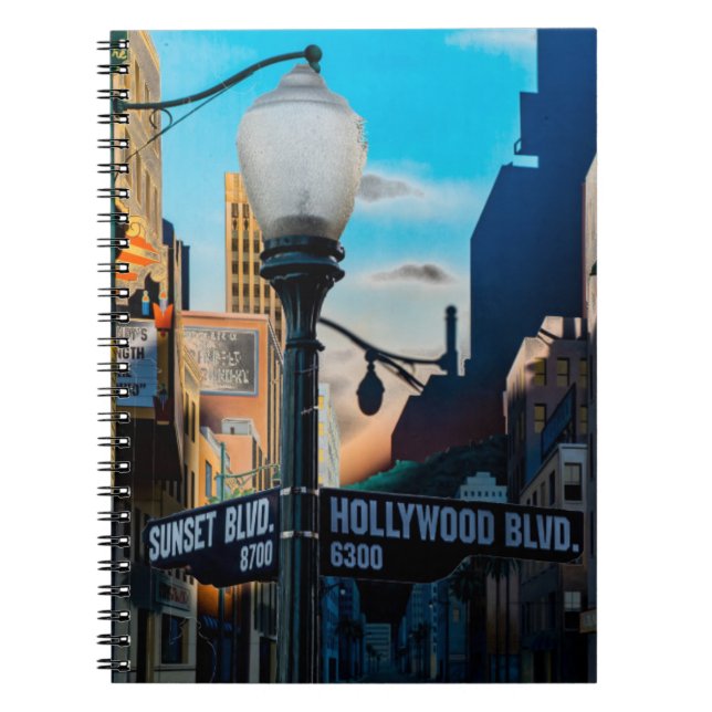Cuaderno Poster Hollywood Blvd. (Frente)