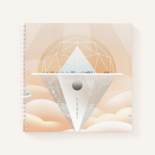 Cuaderno Poster-Observatorio Del Espacio Retro En El Sistem