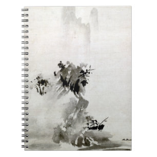 Cuaderno Poster paisajista Sesshu Toyo Haboku-Sansui
