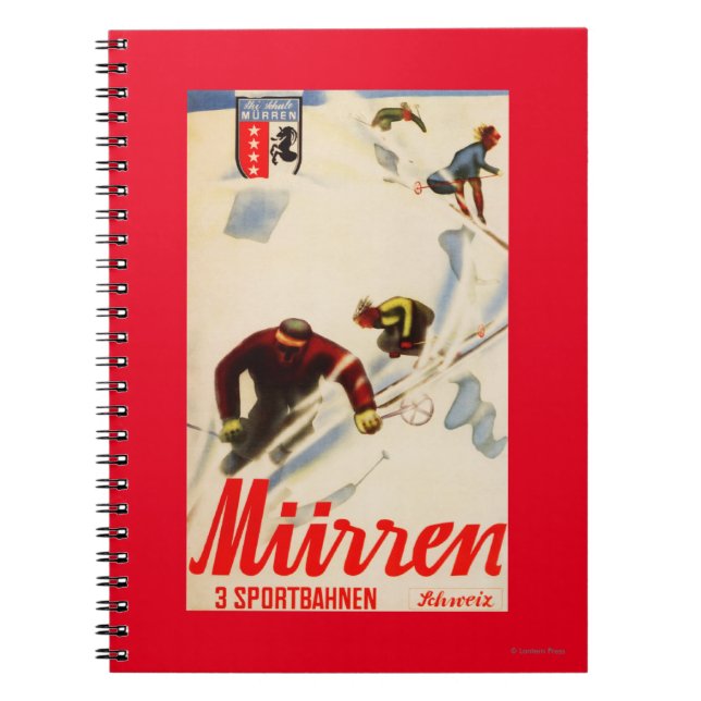 Cuaderno Poster promocional de carreras de Inferno (Frente)