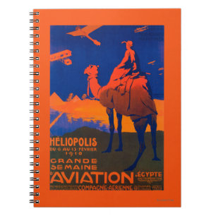 Cuaderno Poster promocional de la línea aérea francesa