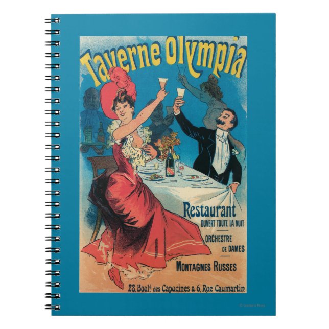 Cuaderno Poster Promocional de Taverne Olympia (Frente)