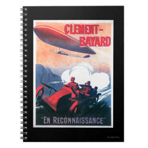 Cuaderno Poster promocional del dirigible de Adjudant