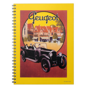 Cuaderno Poster promocional Peugeot Automobile