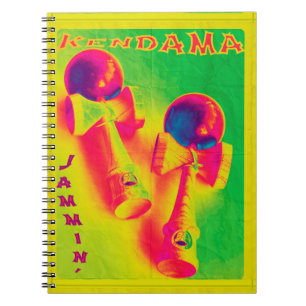 Cuaderno Poster psicodélico de Kendama Jammin