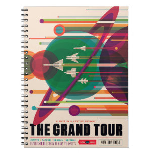 Cuaderno Poster Retro Espacial de la NASA/JPLS
