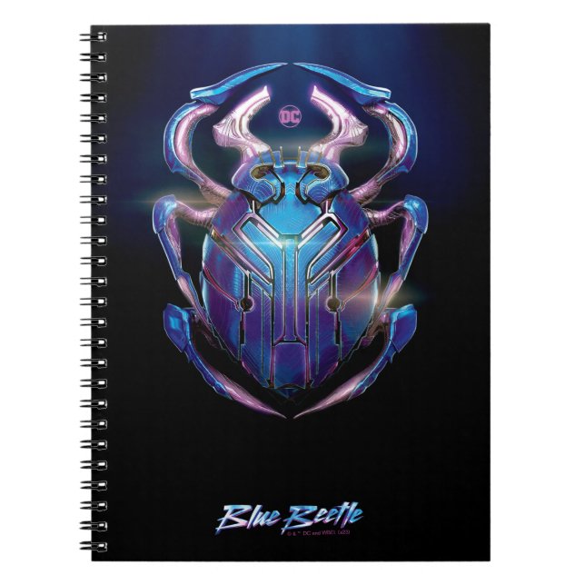 Cuaderno Poster teatral Blue Beetle Scarab (Frente)