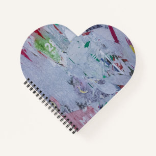 Cuaderno Posters viejos invierno lucen verde blanco gris ro