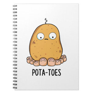 Cuaderno Pota con dedos de pie, papa con un dedo de pie