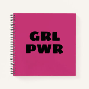 Cuaderno potencia del chica -