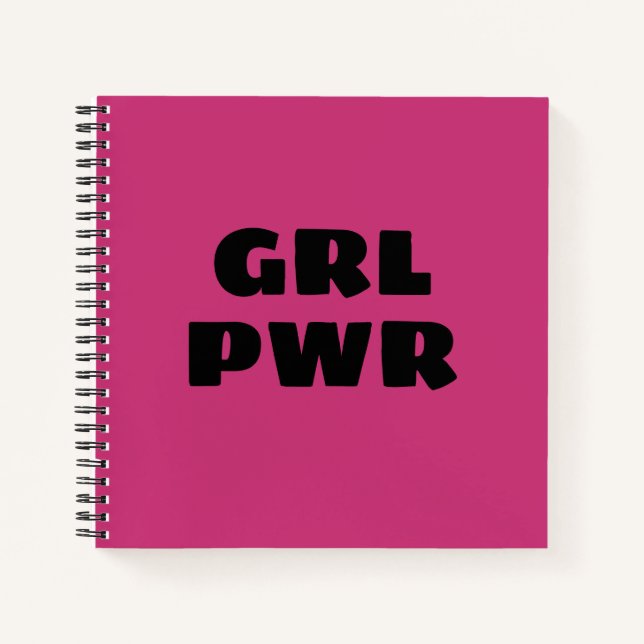 Cuaderno potencia del chica - (Anverso)