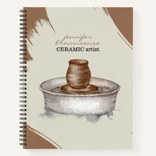 Cuaderno Pottery Ceramic Clay Turner sculpture earthtone (Anverso)
