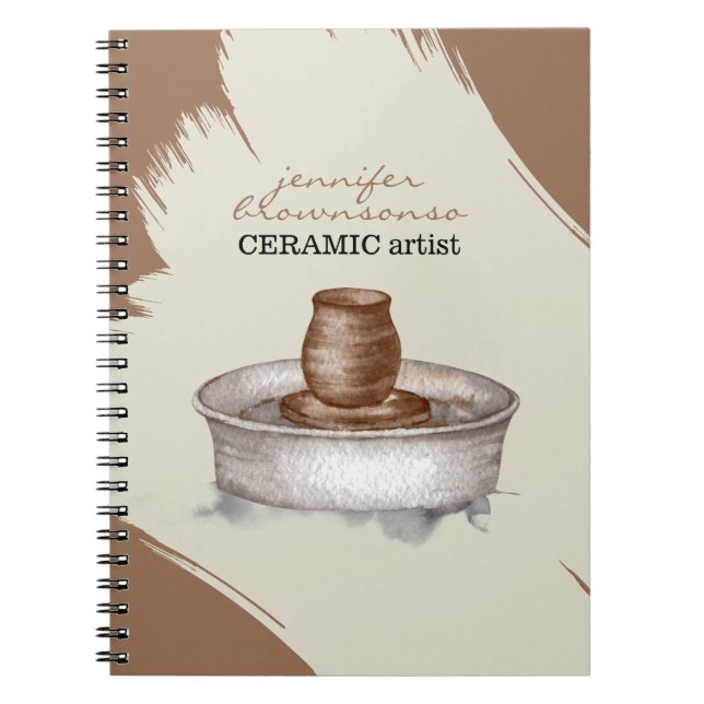 Cuaderno Pottery Ceramic Clay Turner sculpture elegant (Frente)