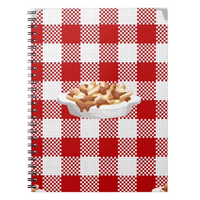 Cuaderno poutina de plaid (Frente)