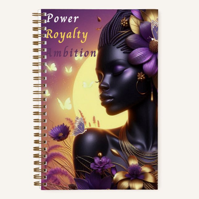 Cuaderno Power, Royalty, bloc de notas/diario de ambición (Anverso)