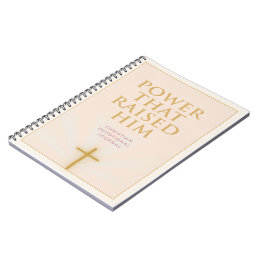 Cuaderno Power That Raised Him Christian Easter 2026