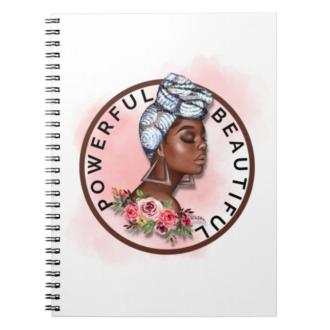 Cuaderno Powerful Beautiful: Black Girl Magic (Frente)