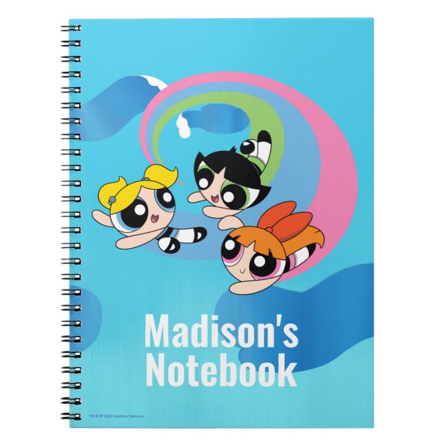 Cuaderno Powerpuff Girls Fly Through The Sky (Frente)
