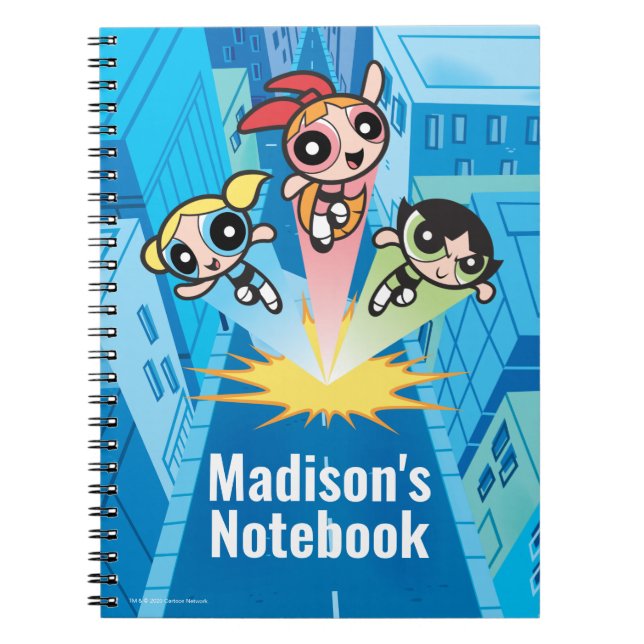 Cuaderno Powerpuff Girls Launch Into The Air (Frente)