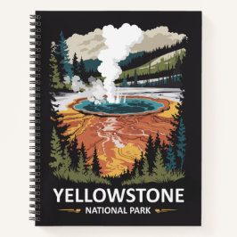 Cuaderno Pozo termal del Parque Nacional Yellowstone