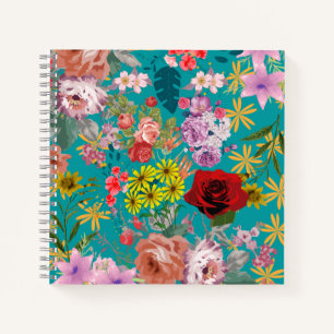 Cuaderno Práctica floral elegante
