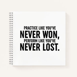 Cuaderno Practicar como nunca has ganado