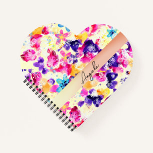 Cuaderno Pradera de flores silvestres shabby