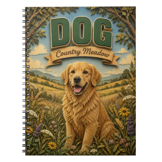 Cuaderno Prado de Campo de Perro POPCUT (Frente)