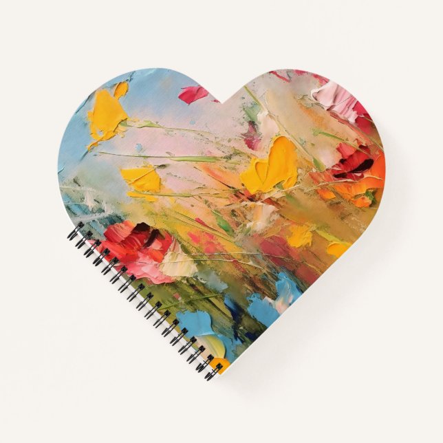 Cuaderno Prado de Verano – Flores Silvestres Abstractas Exp (Anverso)