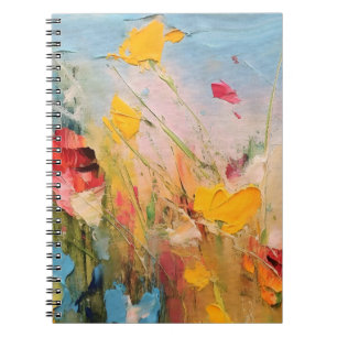 Cuaderno Prado de Verano – Flores Silvestres Abstractas Exp