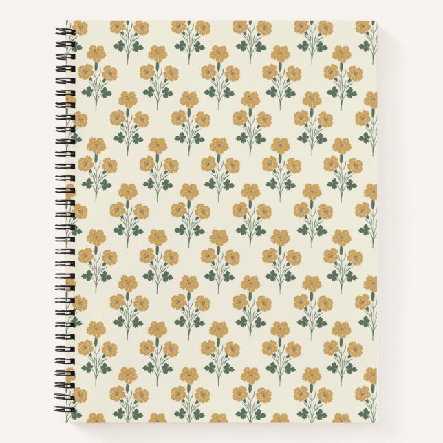 Cuaderno Prado Dorado Botánico Radiante (Anverso)