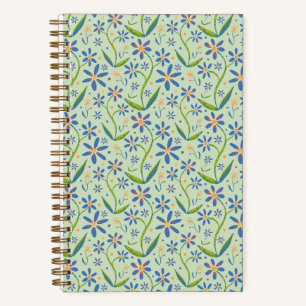 Cuaderno Prado Margaritas danzantes de acuarela