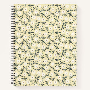 Cuaderno Prado Susurrante - Estampado Floral Amarillo Mante