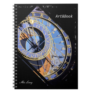 Cuaderno Praga, reloj astronómico, arte checo (cuaderno)