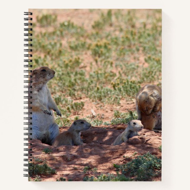 Cuaderno Prairie Dog Family (Anverso)