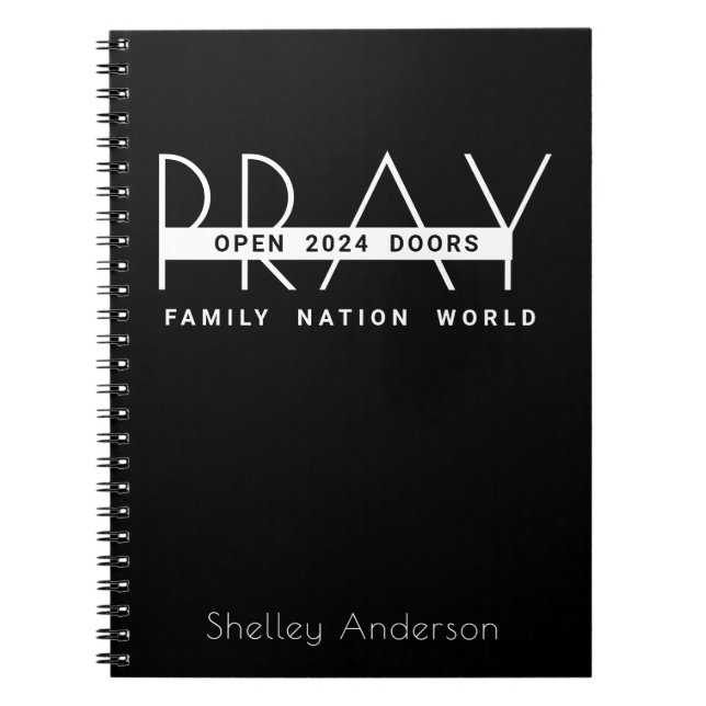 Cuaderno Pray Open Doors 2024 (Frente)