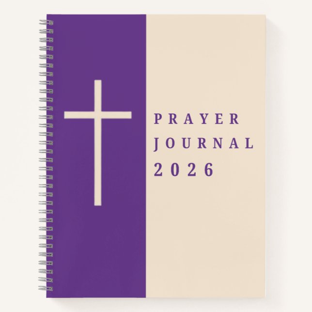 Cuaderno Prayer Journal 2026 (Anverso)