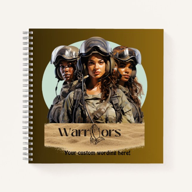 Cuaderno Prayer Warrior Spiral Notebook (Anverso)