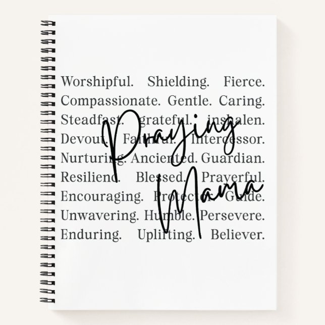 Cuaderno Praying Mama Notebook Journal (Anverso)