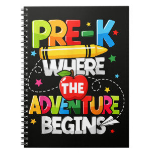 Cuaderno Pre-K Donde Comienza La Aventura Regreso a la Escu