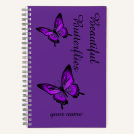 Cuaderno Precioso bloc de notas de mariposas